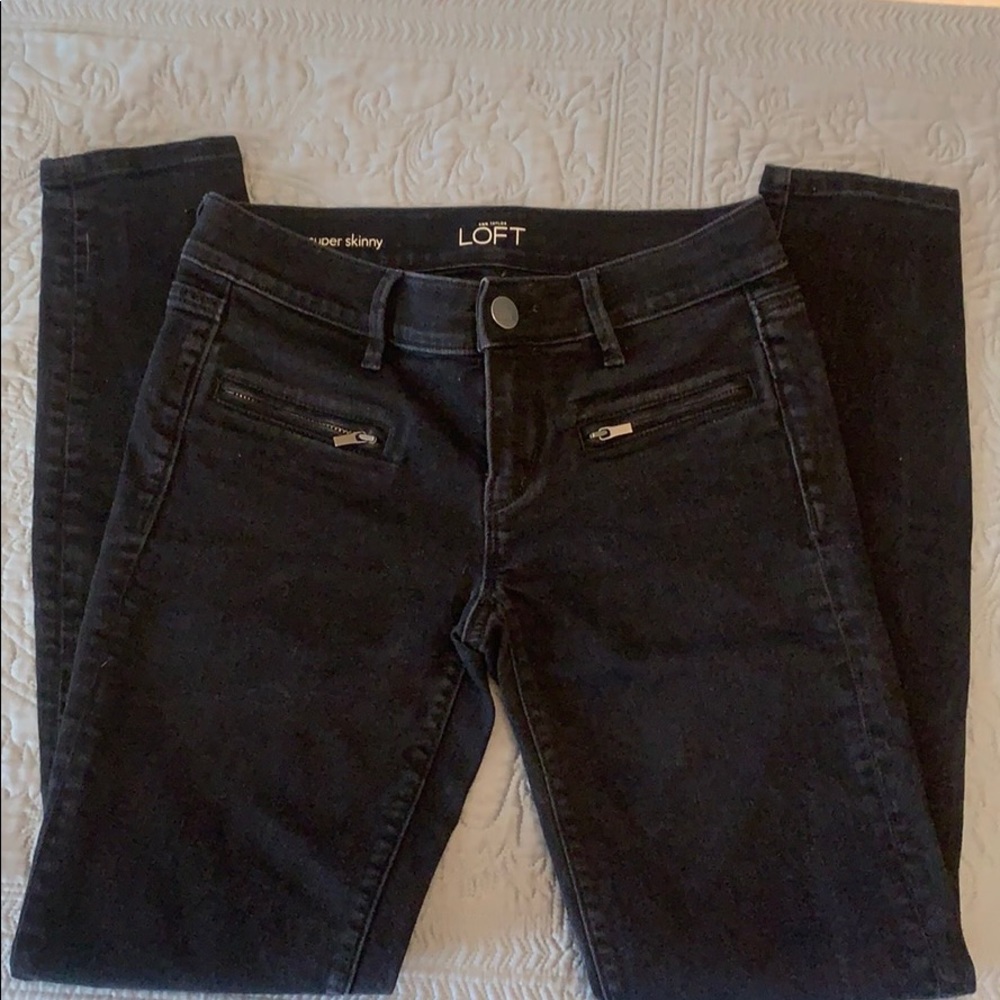 The Loft super skinny jeans